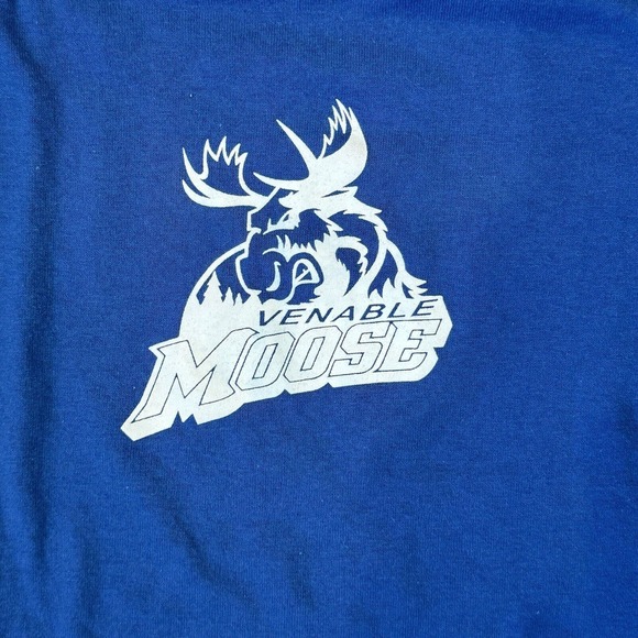 Venable Moose Blue T-Shirt Augusta Sportswear Size XL - Picture 7 of 10